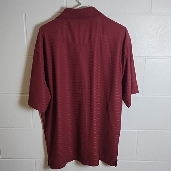 Burgundy Golf Polo Shirt XXL - Picture 2 of 10